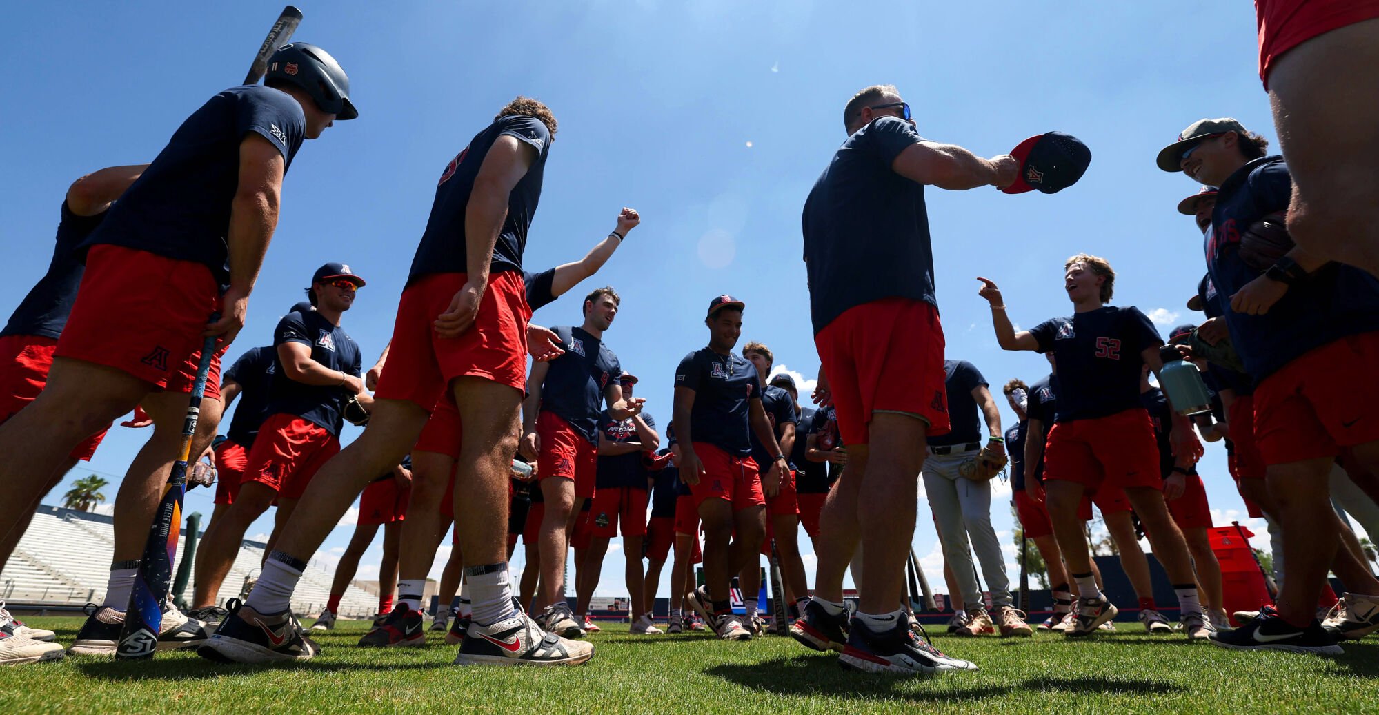 Arizona baseball practice